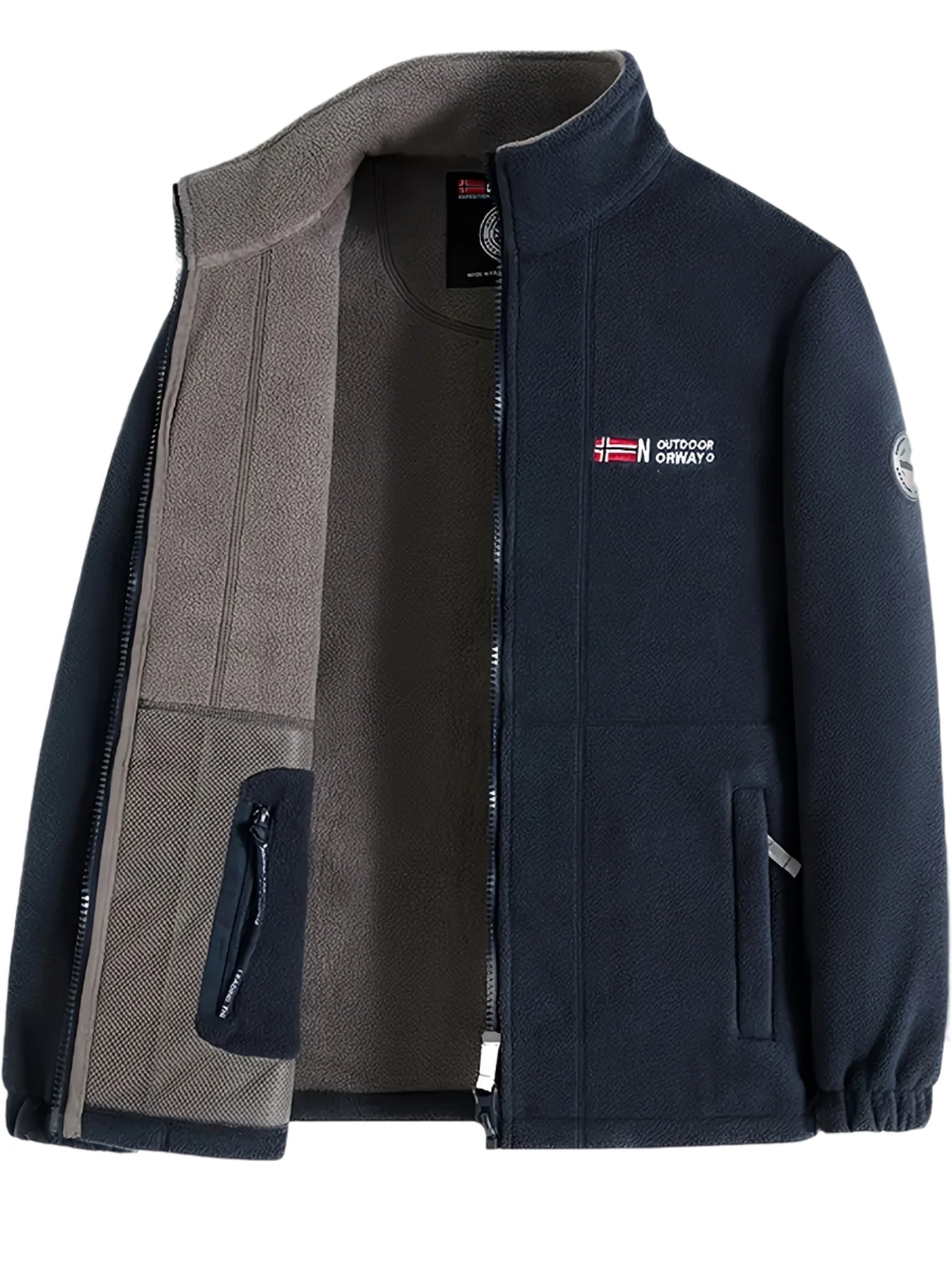 Outdoor Norway Fleece Jack Met Kraag