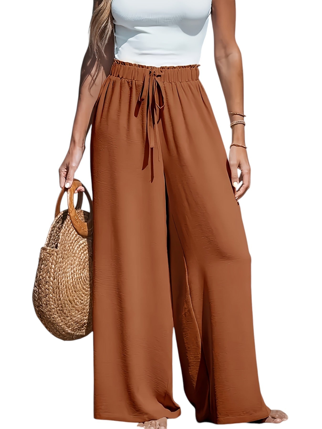 Zomer Broek Met Wijde Pijpen