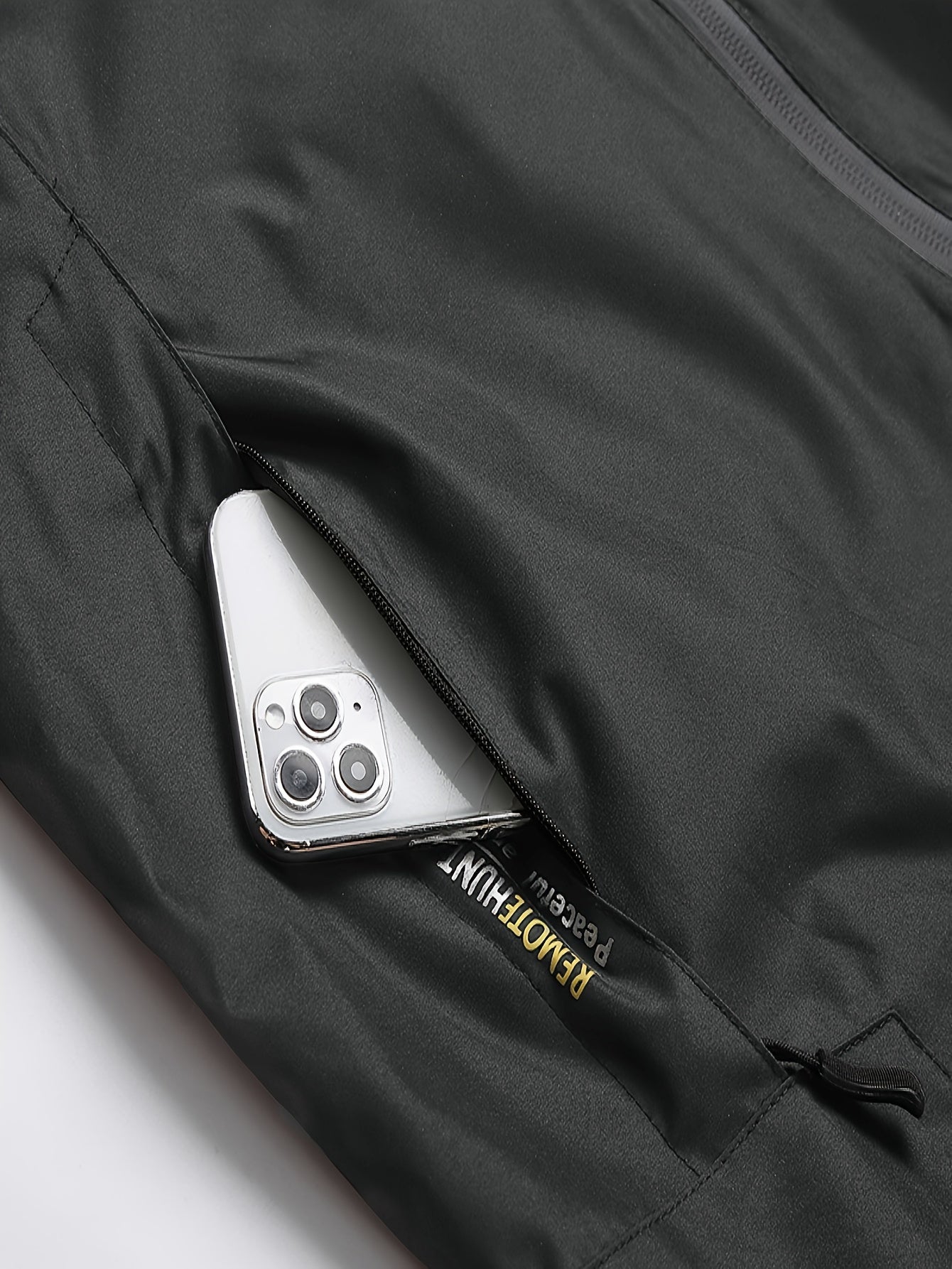 Heren Waterdicht Lichtgewicht Windjack met Capuchon voor Wandelen