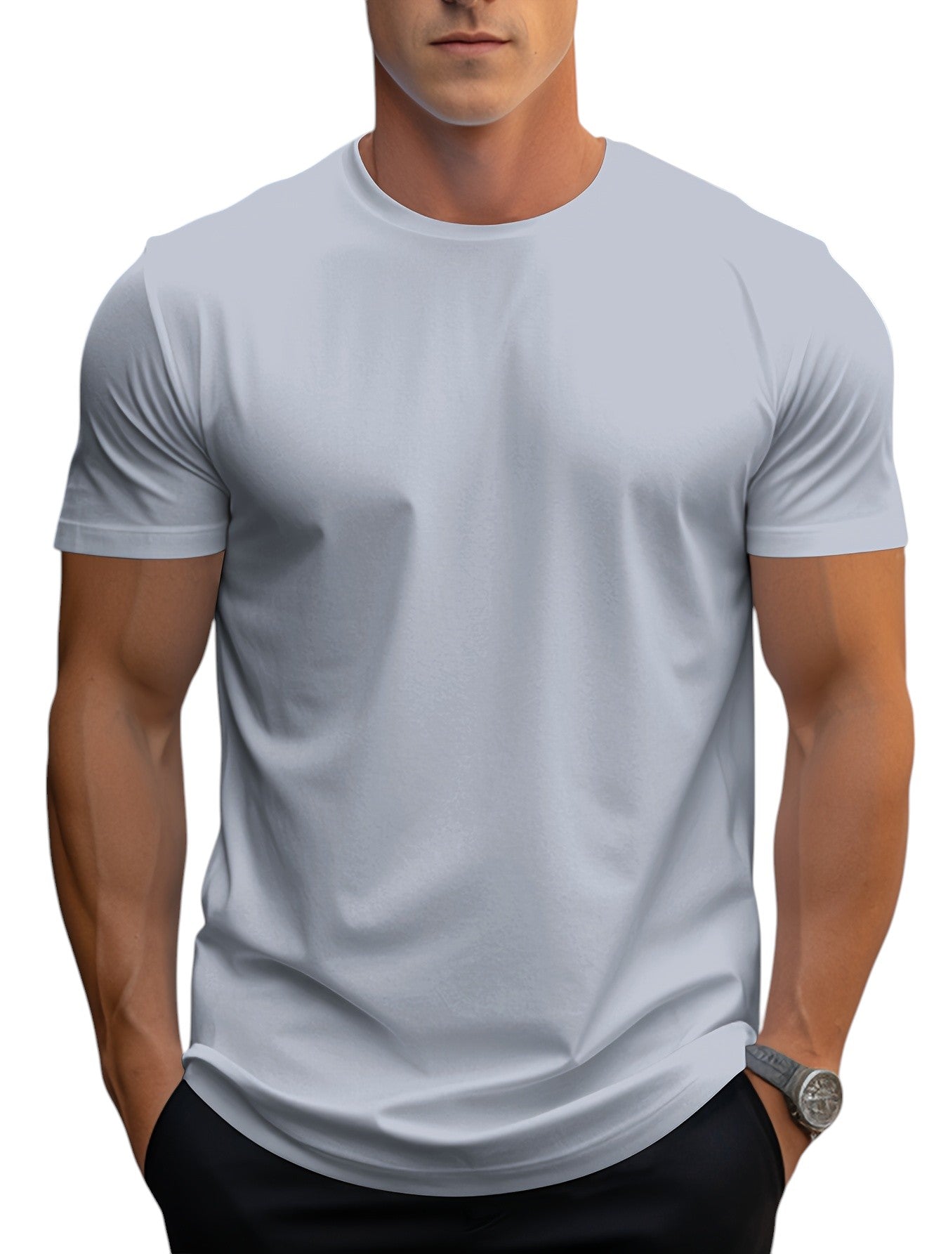 Heren Basic T-shirt Regular Fit