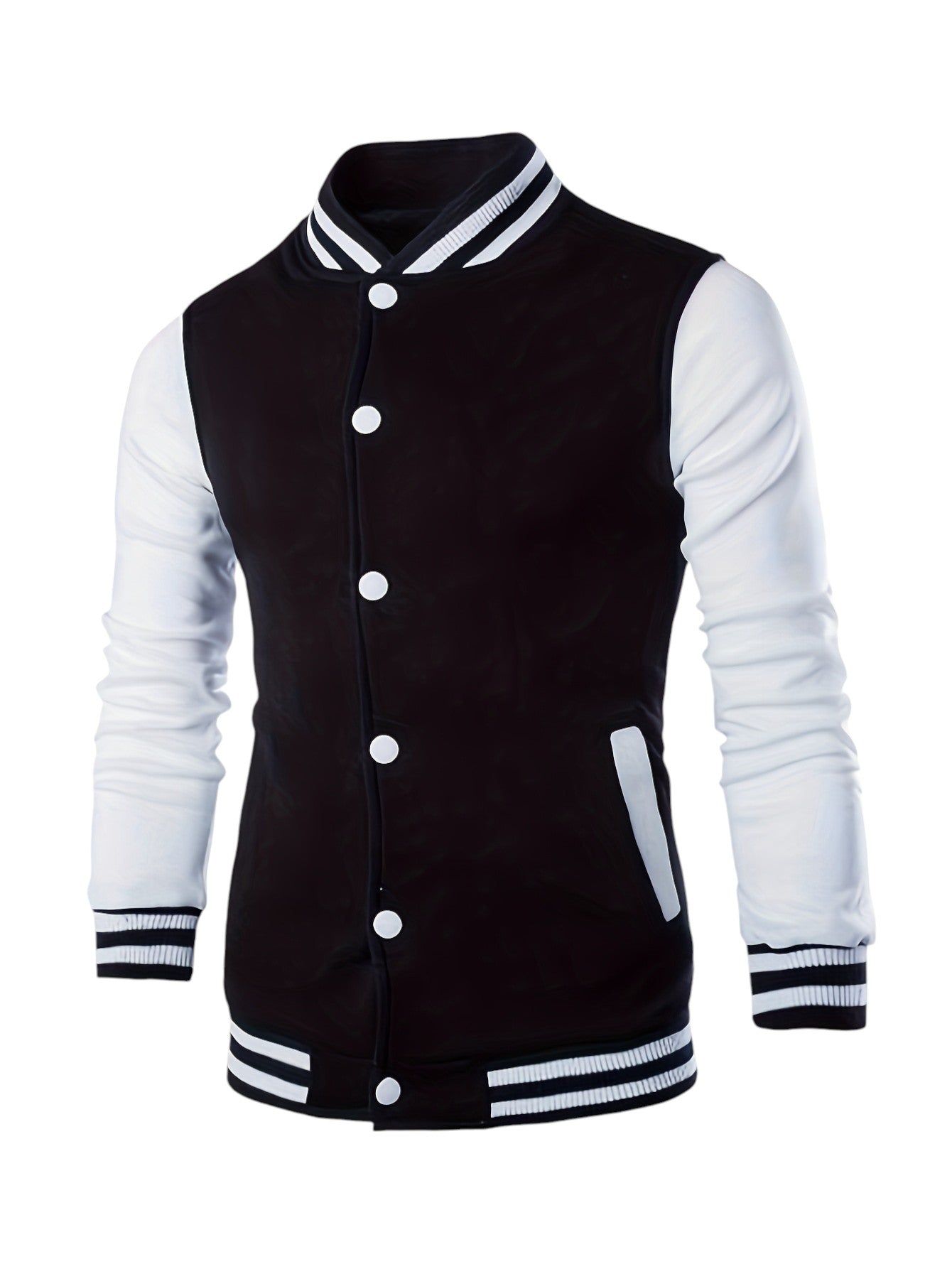 Klassieke Varsity Jas – Heren Casual Baseball Jack met Regular Fit