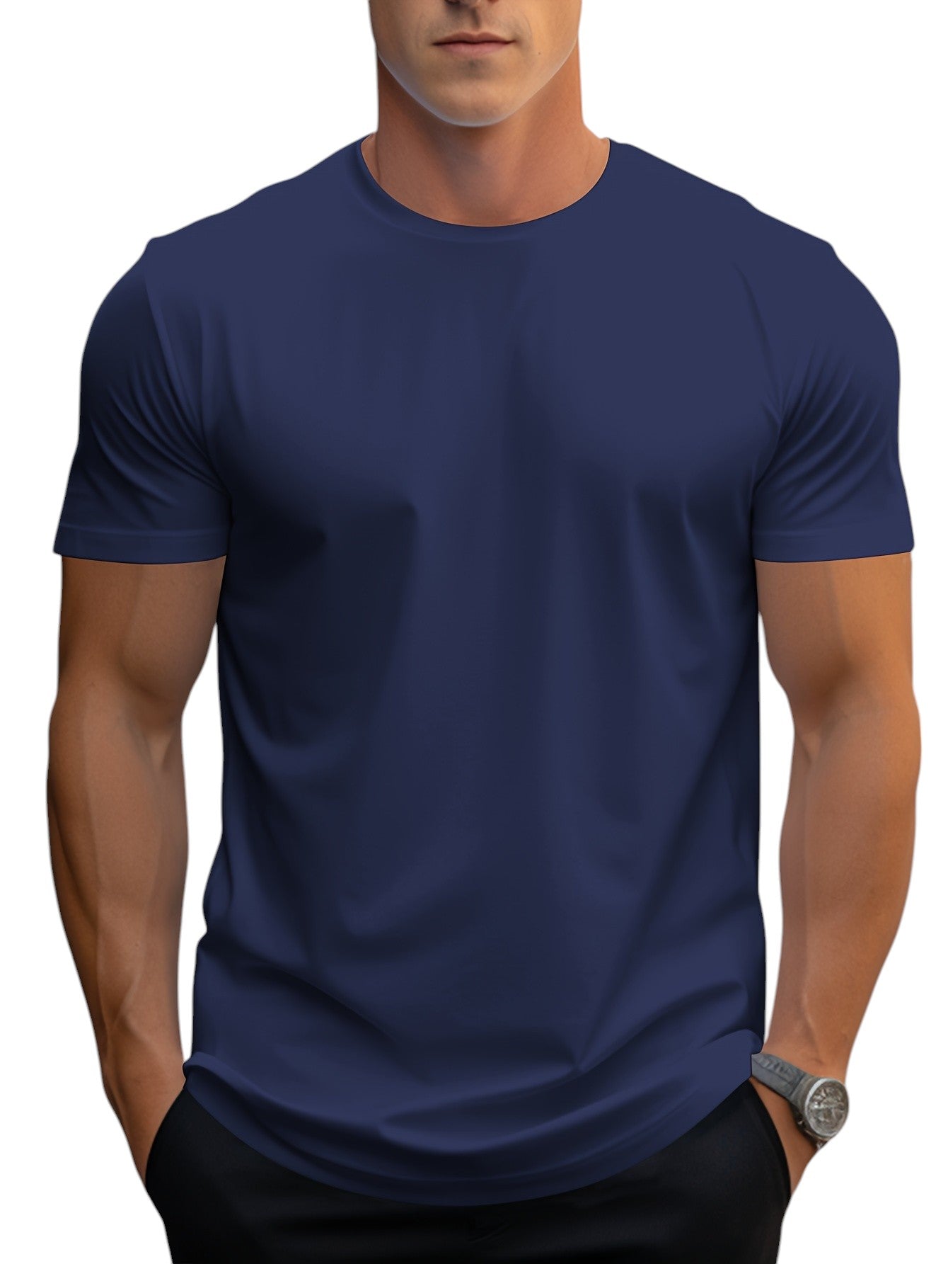 Heren Basic T-shirt Regular Fit