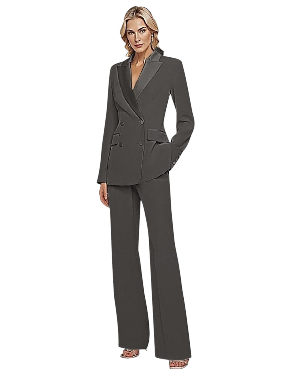 2-Delig Damespak Blazer & Broek