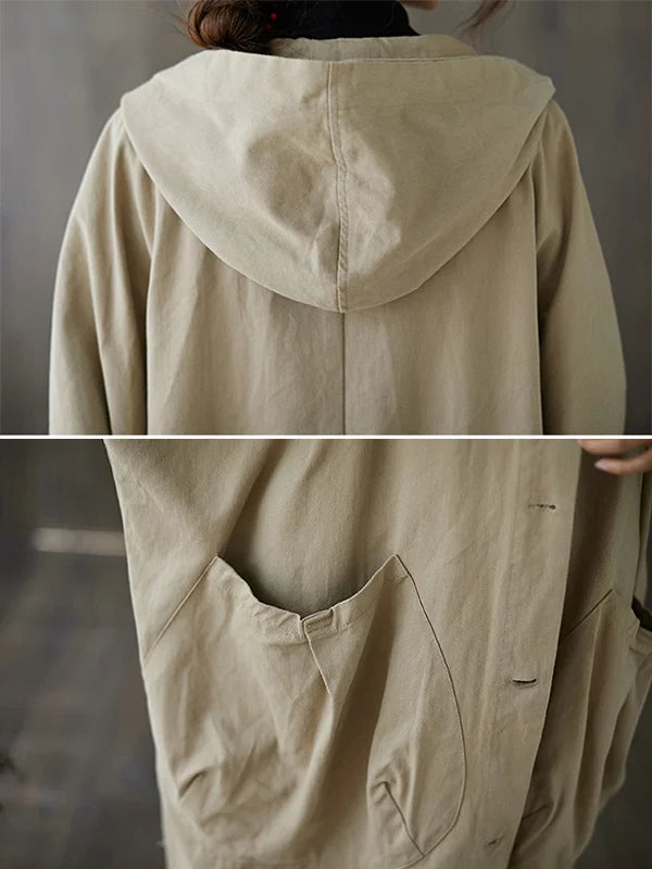 Selena - Lange Trenchcoat Jas Voor Dames
