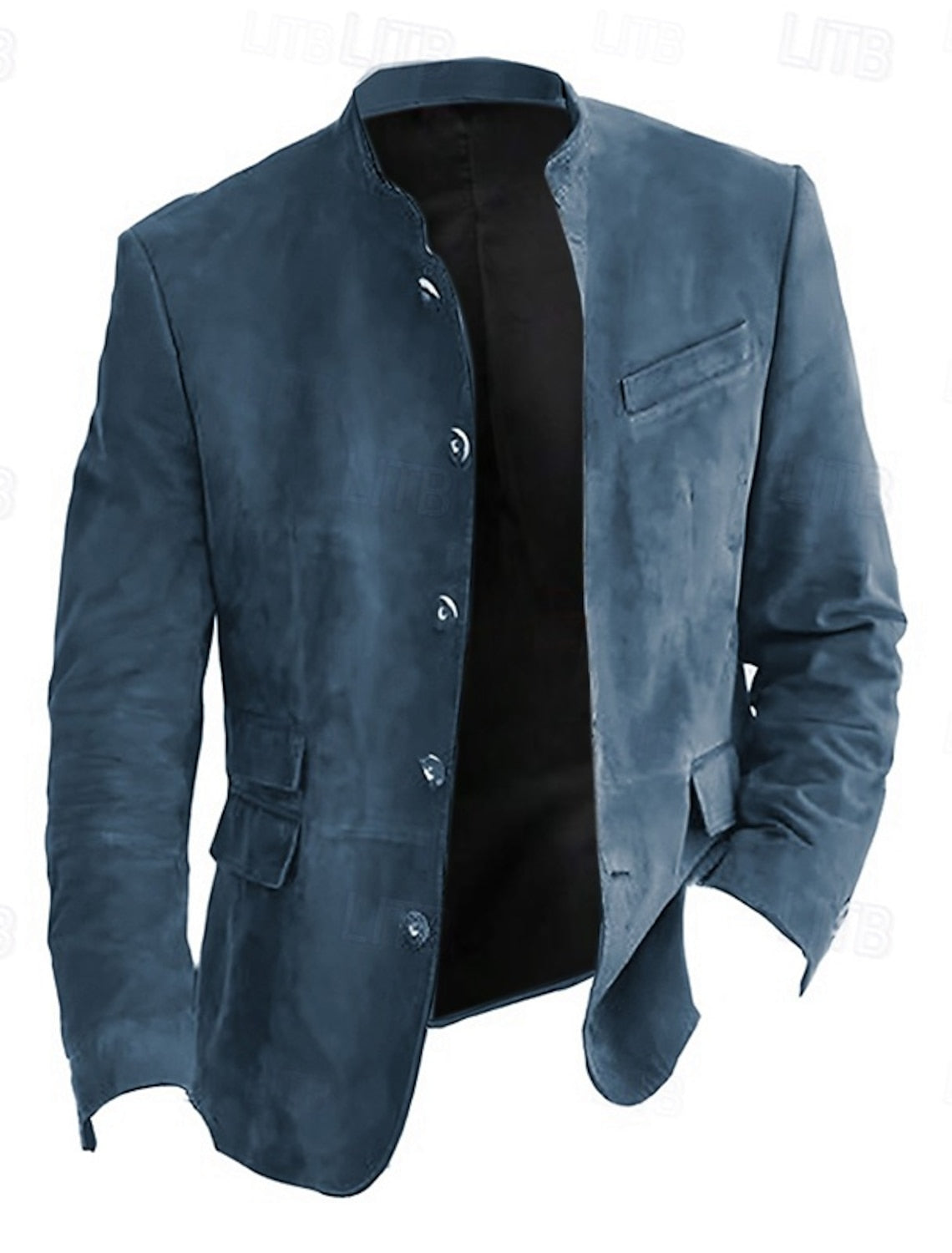 Casual Suede Jas voor Mannen