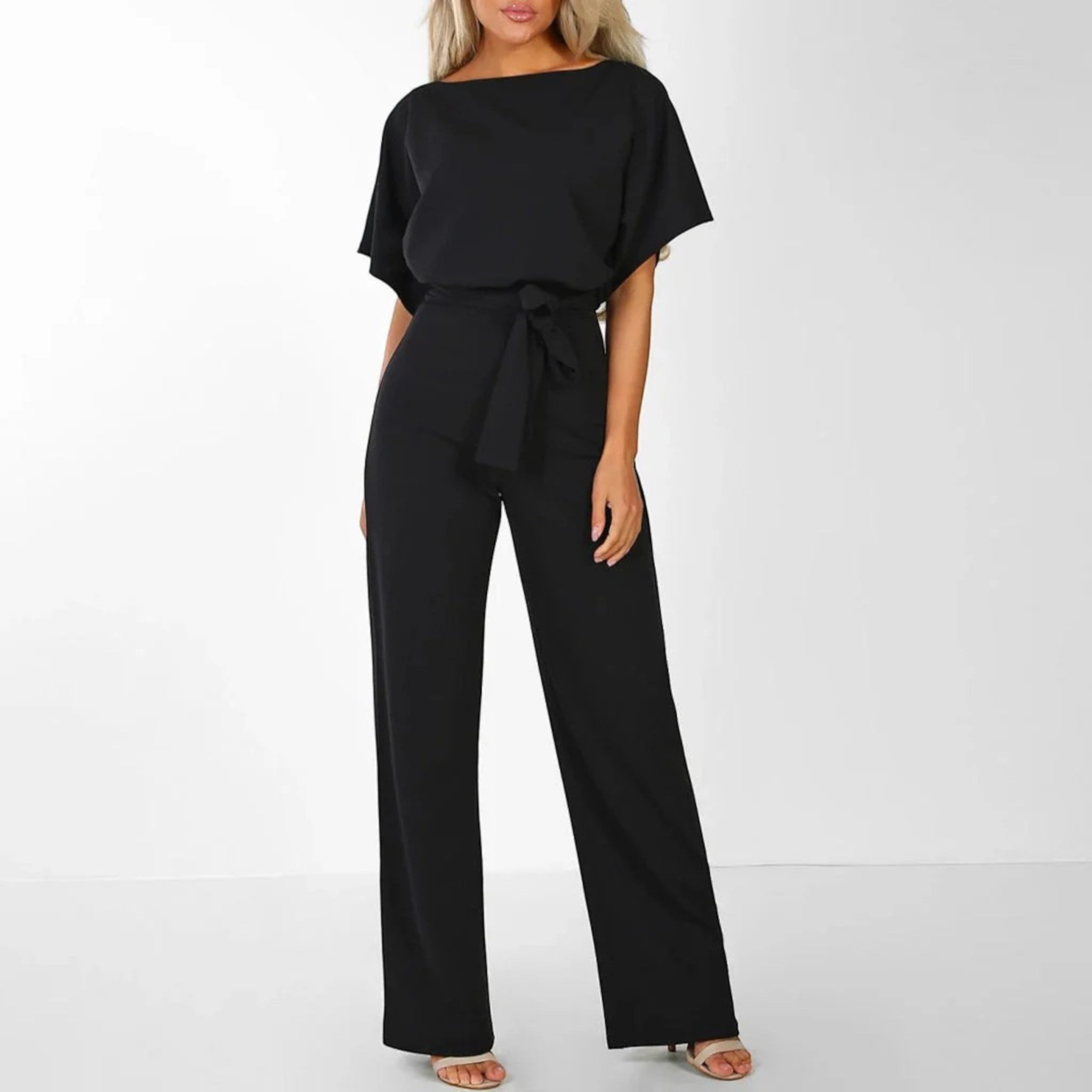 Mona | Jumpsuit In Effen Kleuren