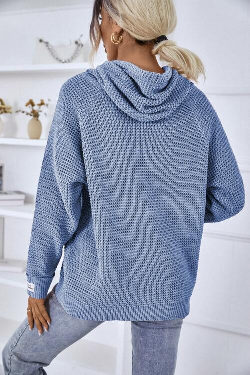 Casual Dames Vest Met Capuchon