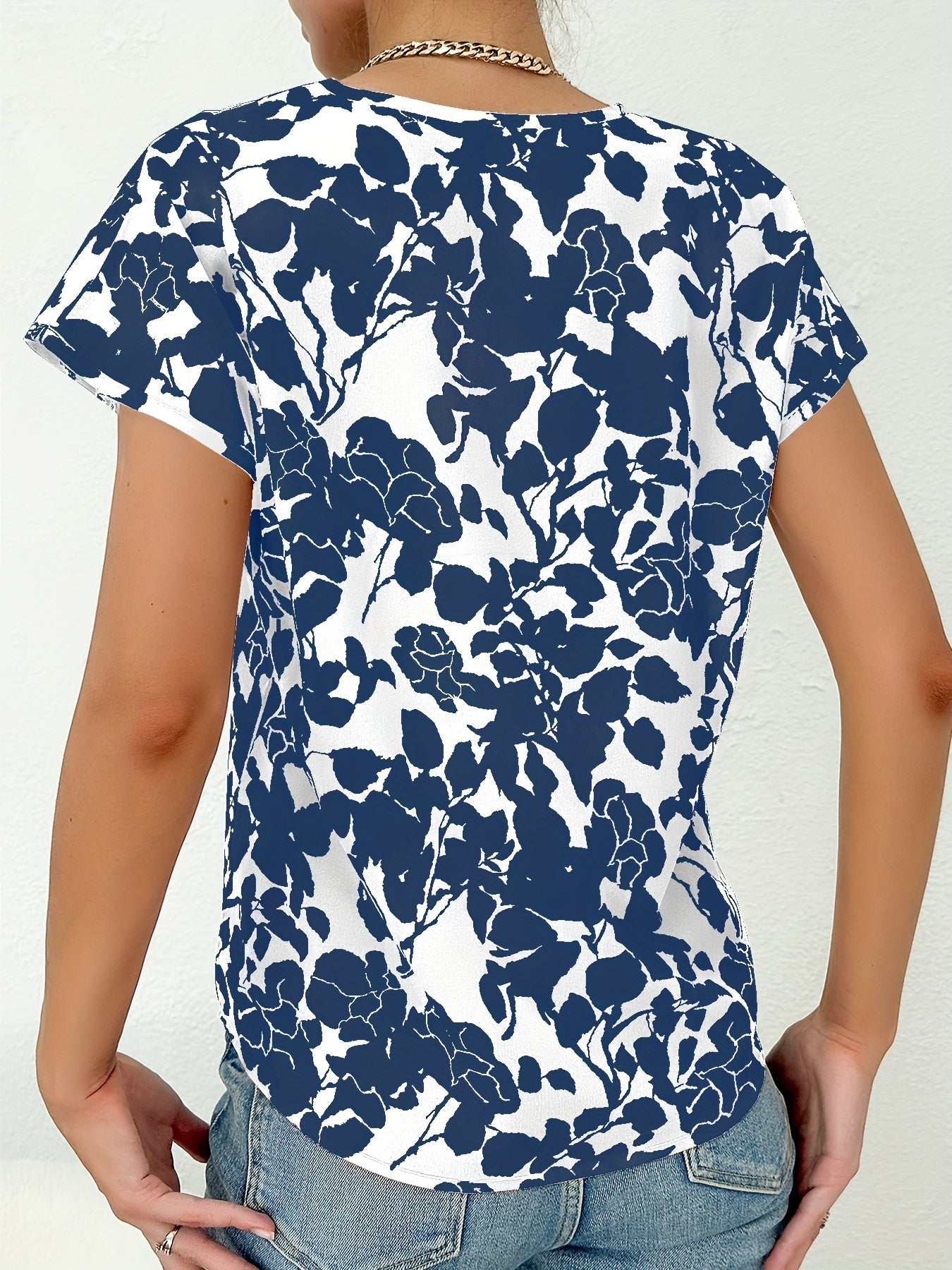 Zomer Shirt Dames Met Bloemenprint