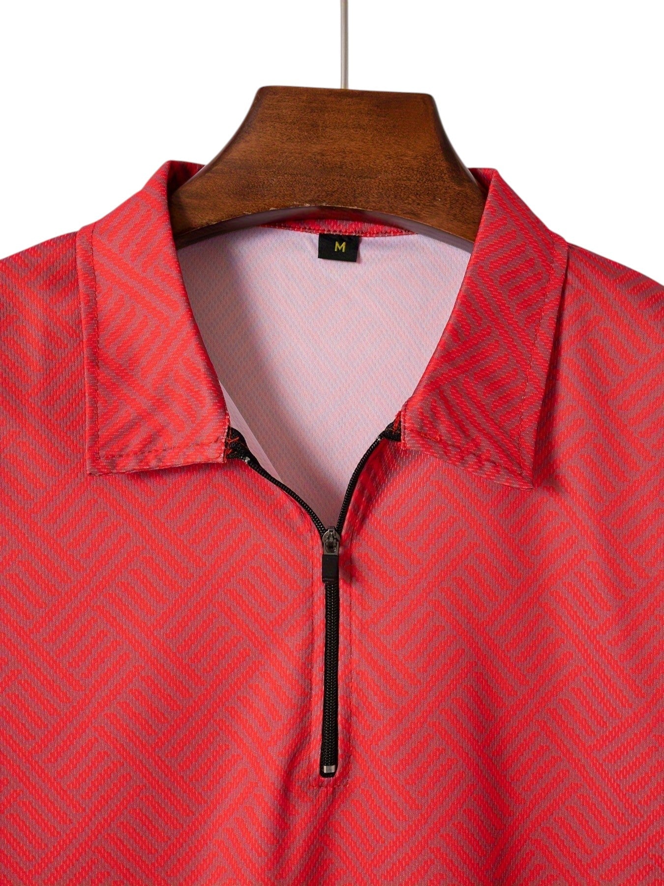 2-Delige Heren Set Half Zip Polo & Shorts
