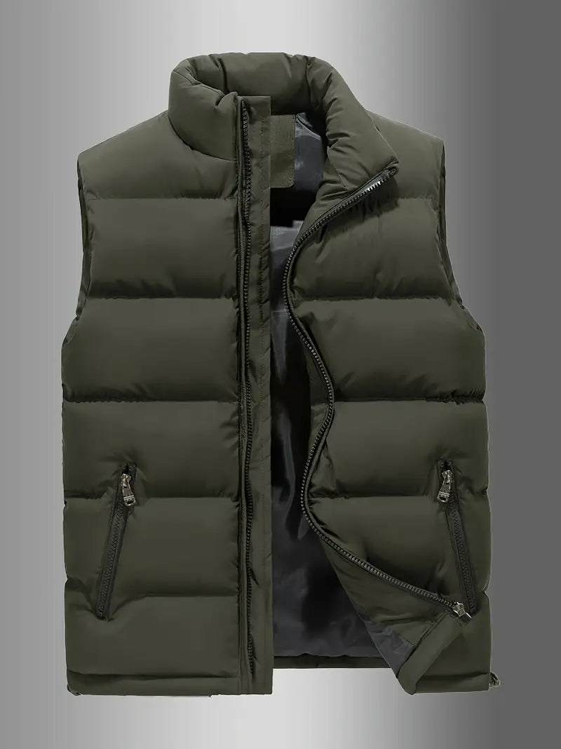 Casual Heren Bodywarmer Effen Kleuren