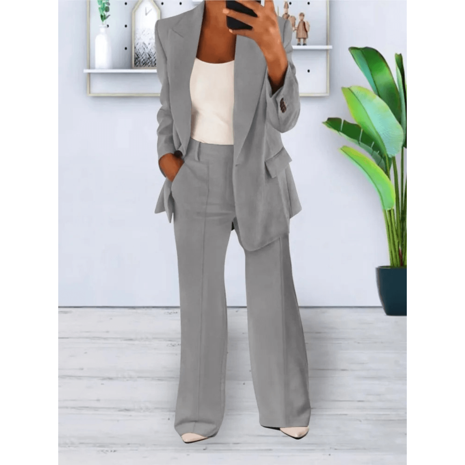 2-Delig Damespak Blazer & Broek