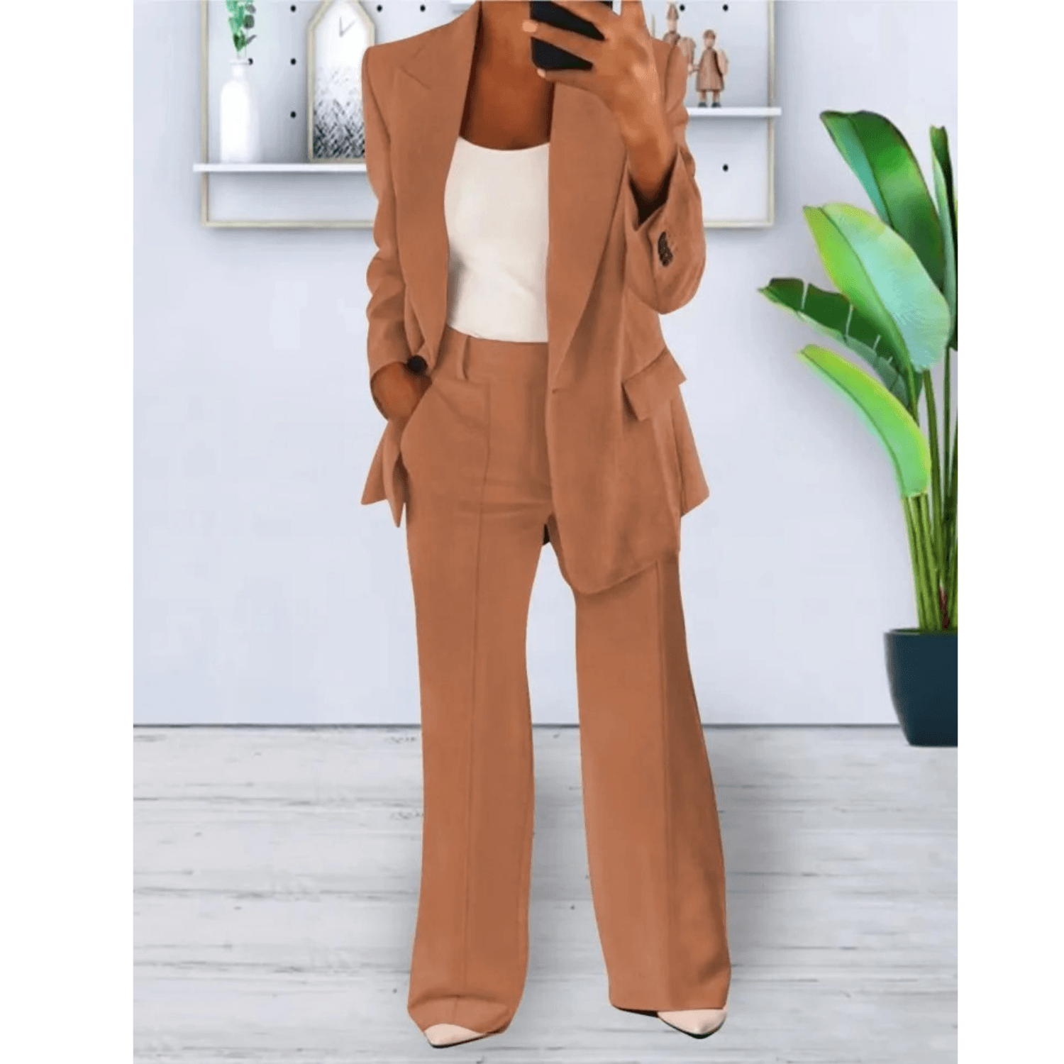 2-Delig Damespak Blazer & Broek
