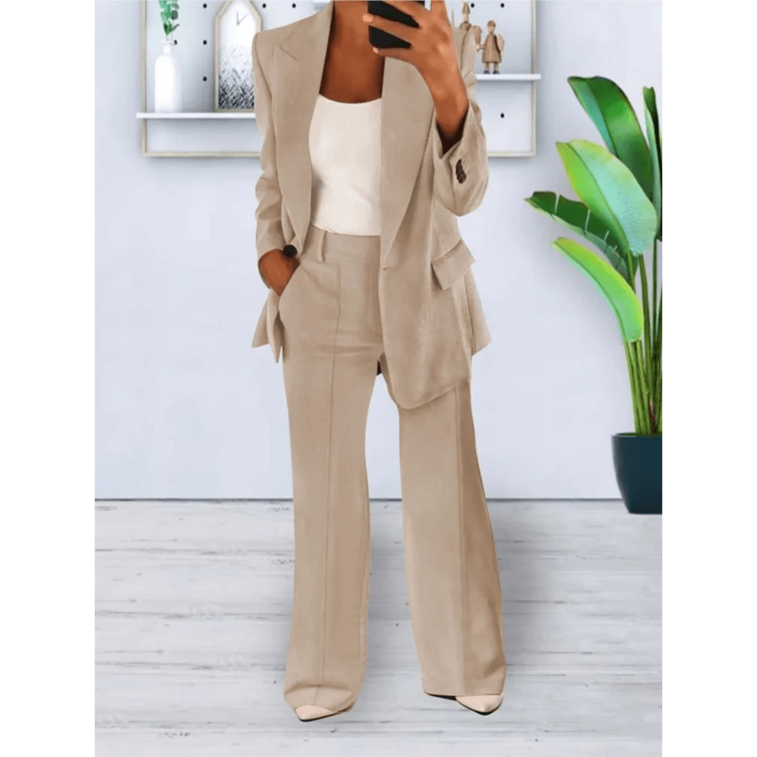 2-Delig Damespak Blazer & Broek