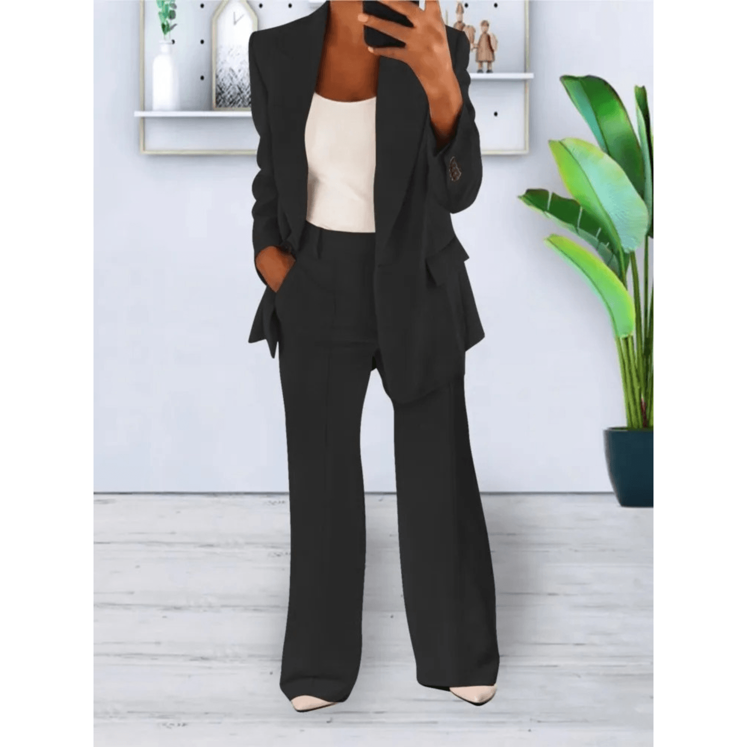2-Delig Damespak Blazer & Broek