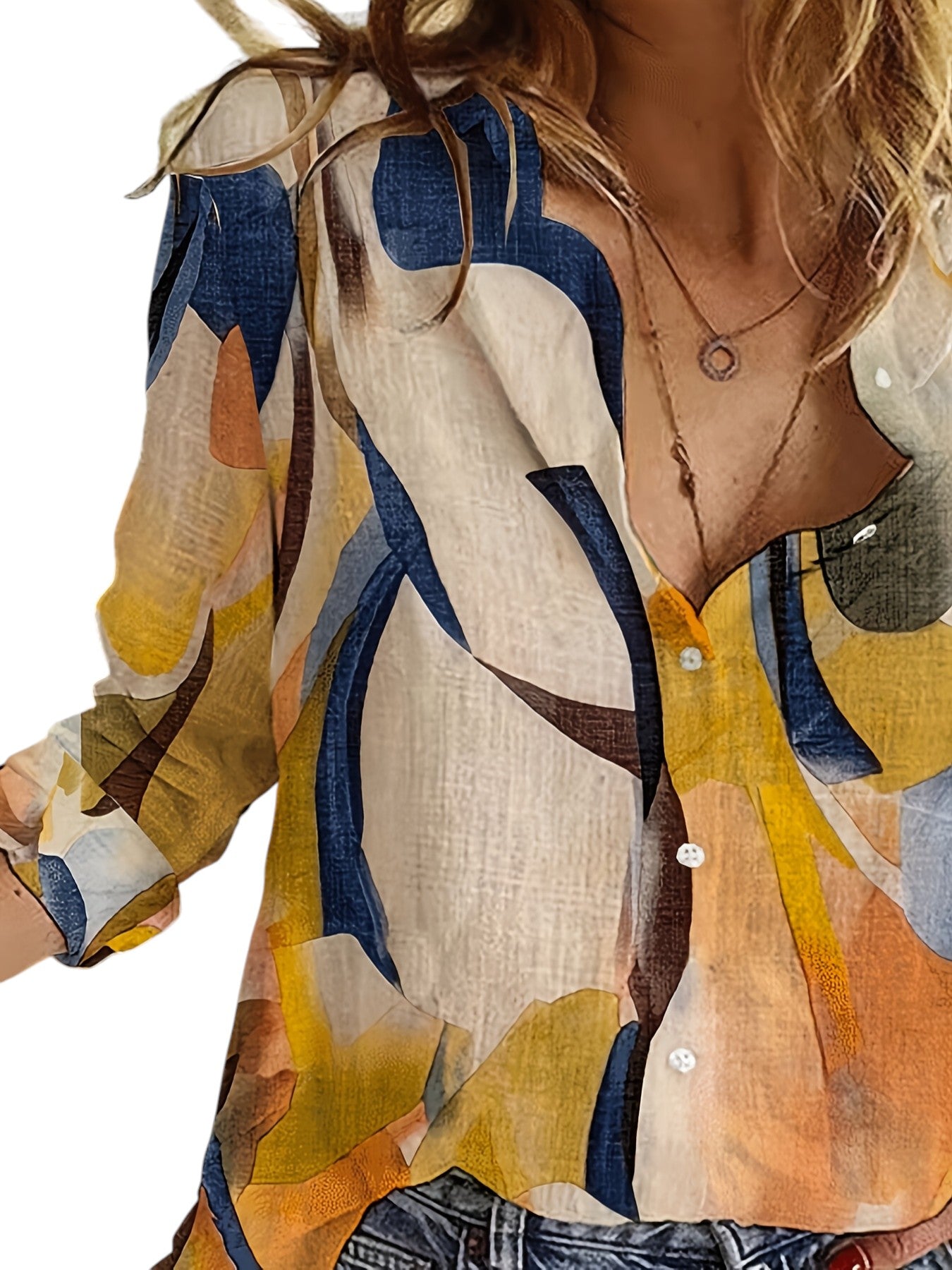 Anna - Elegante Kleuren Blouse voor Dames