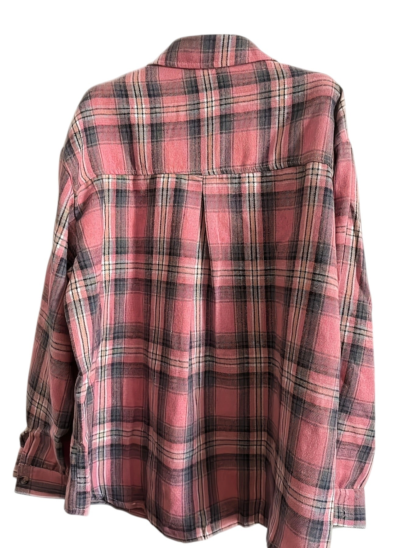 Geruite Dames Blouse Met Lange Mouwen