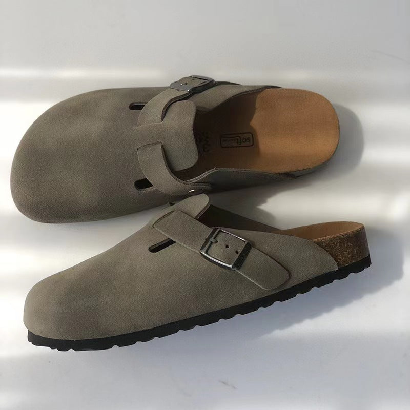 Leder Unisex Pantoffels