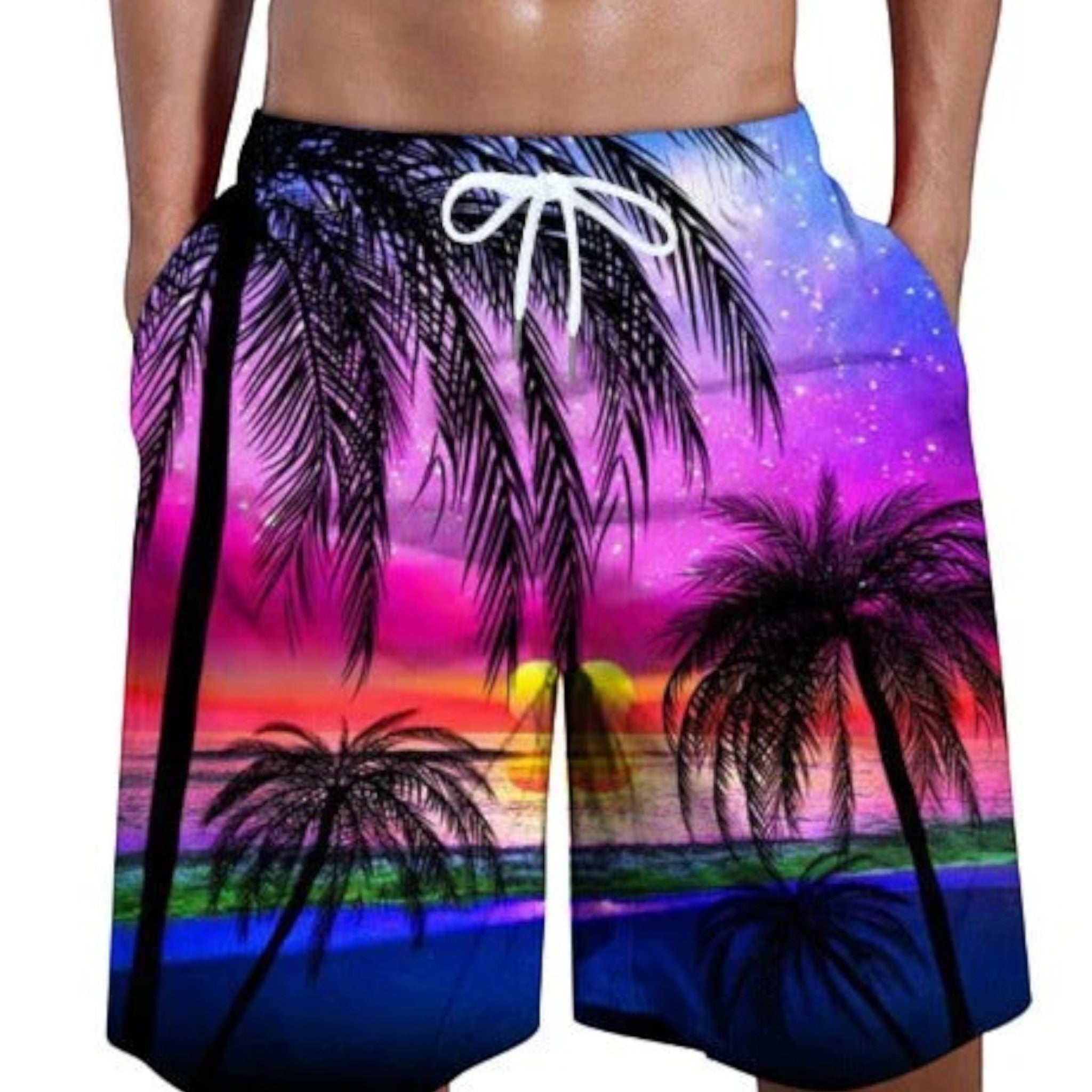 Noah - Hawaii Stijl Heren Zwembroek