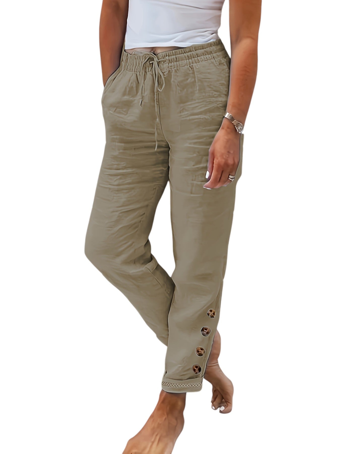 Elegante Lichtgewicht Dames Broek