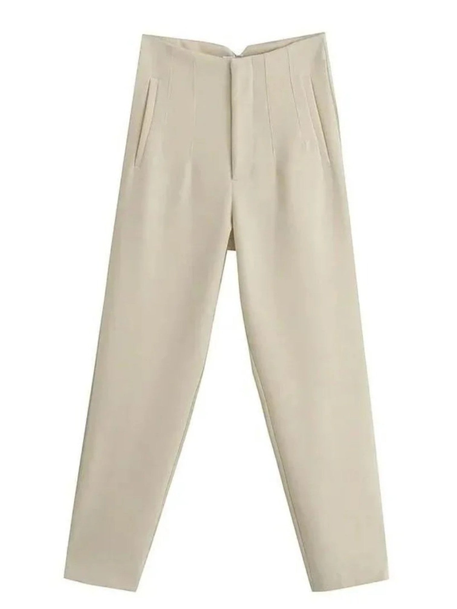 Kreukvrije Dames Broek | Hoge Taille