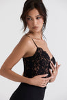elegante korset maxi-jurk