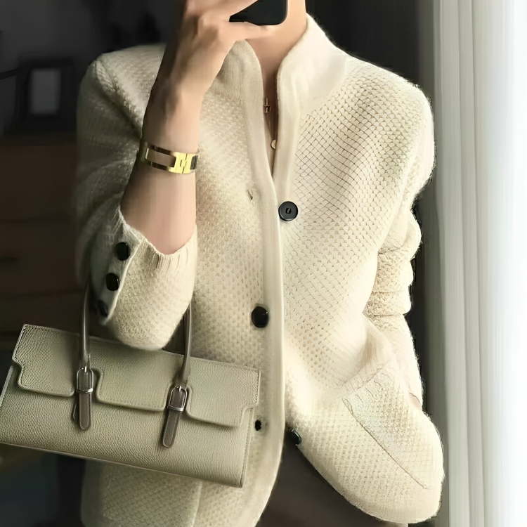 Gebreid Vest Met Lange Mouwen | Winter