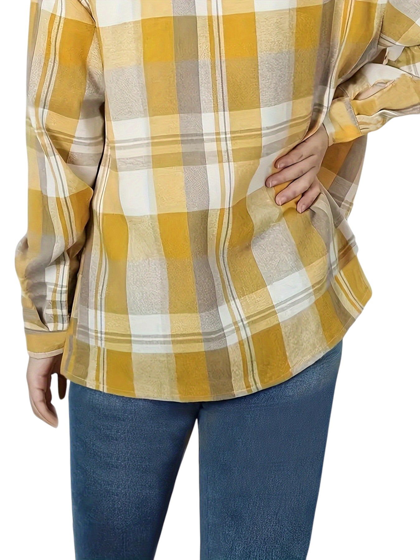 Casual Blouse Met Lange Mouwen Dames
