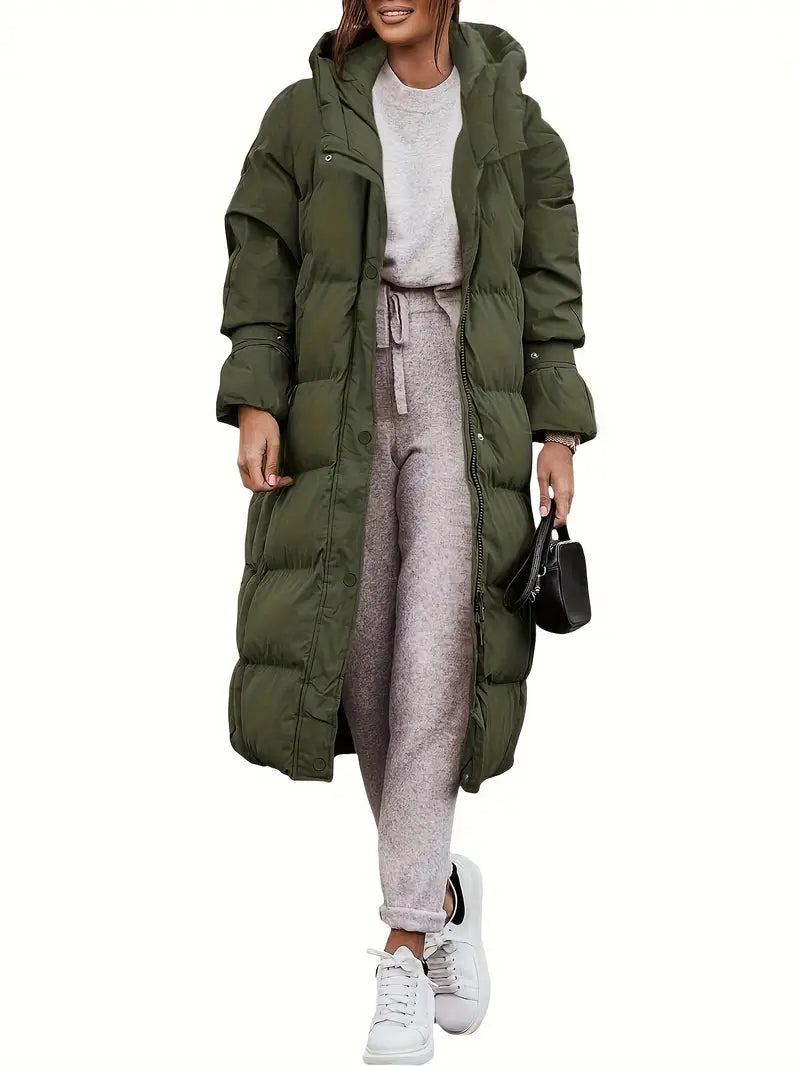 Lange Dames Winterjas - Stijlvol Design
