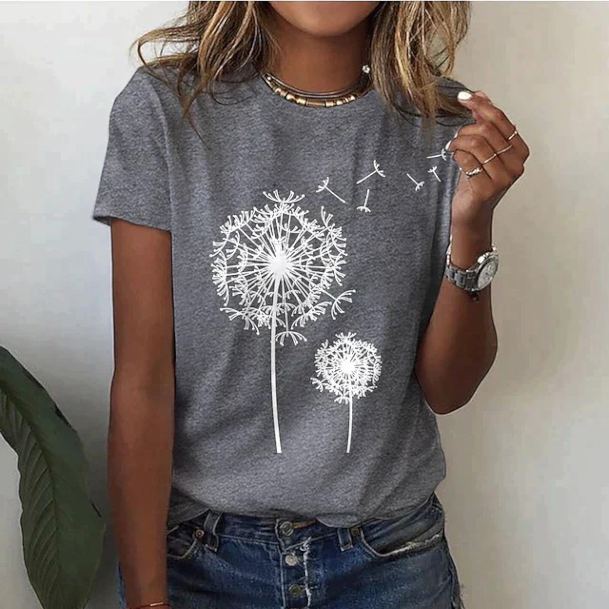 Aurora | T-shirt Met Ronde Hals | Korte Mouwen