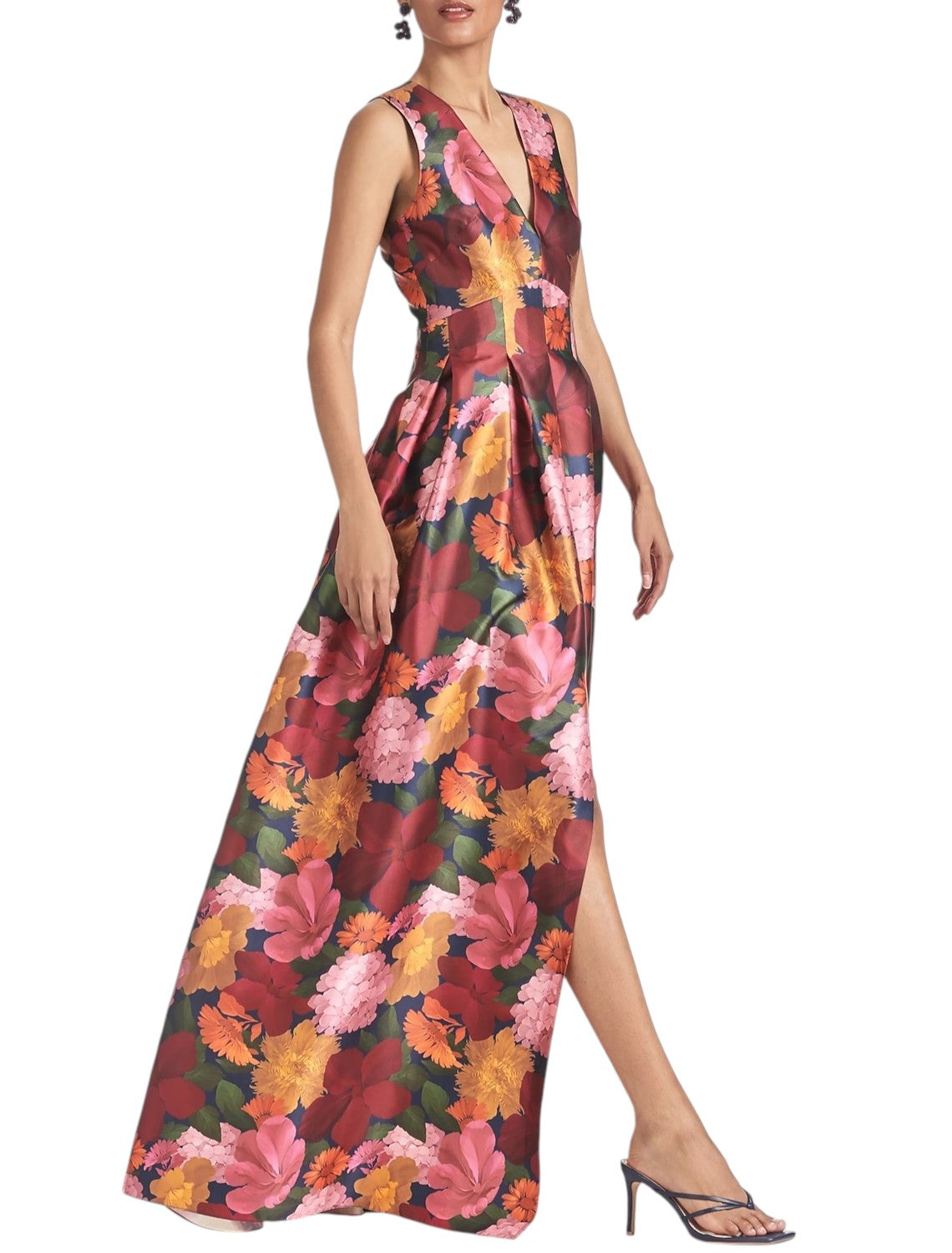 Zomer Maxi Jurk Met V-hals