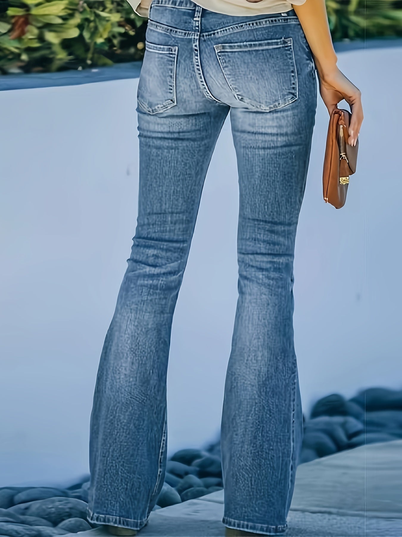 Flare Jeans Met Hoge Taille