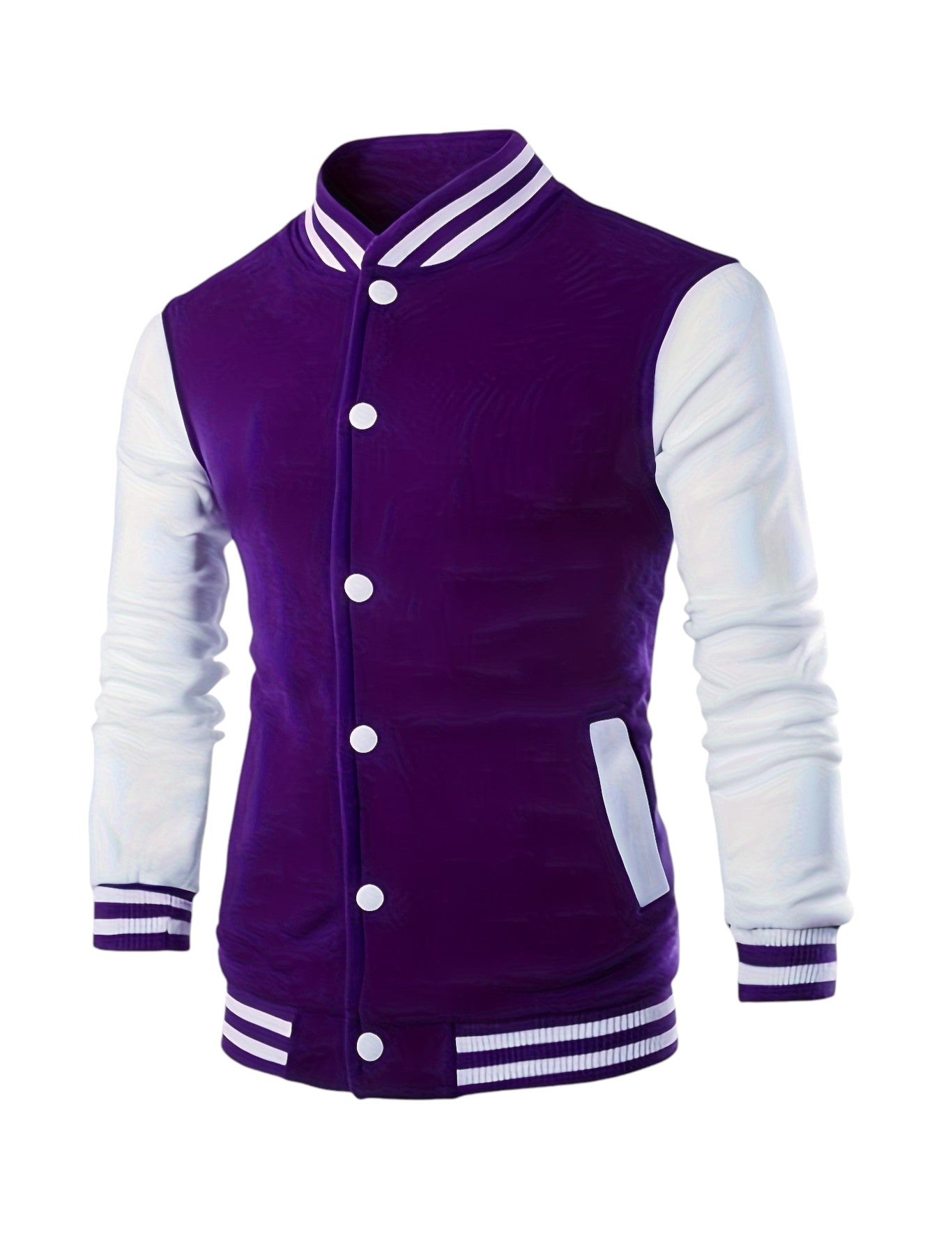 Klassieke Varsity Jas – Heren Casual Baseball Jack met Regular Fit