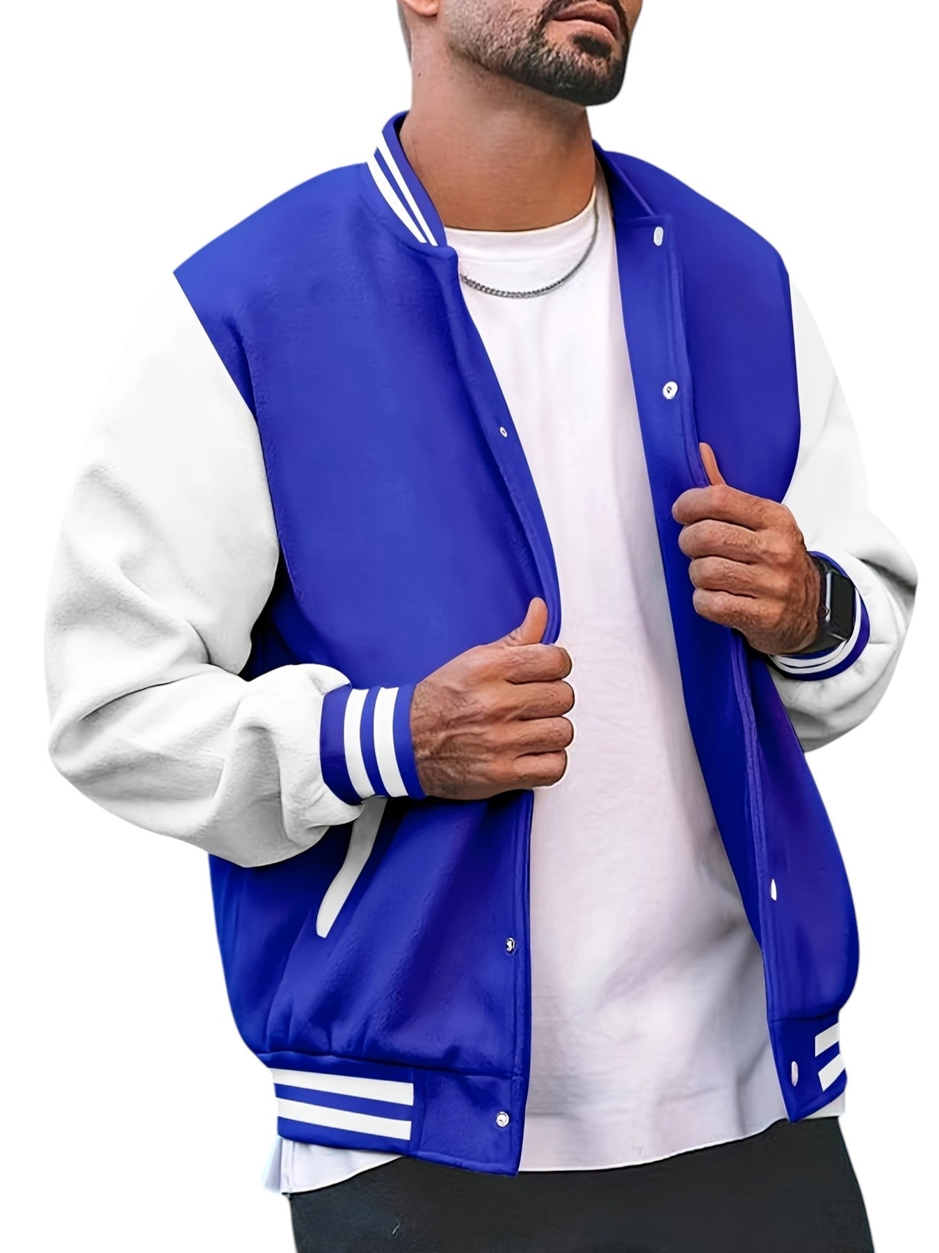 Klassieke Varsity Jas – Heren Casual Baseball Jack met Regular Fit