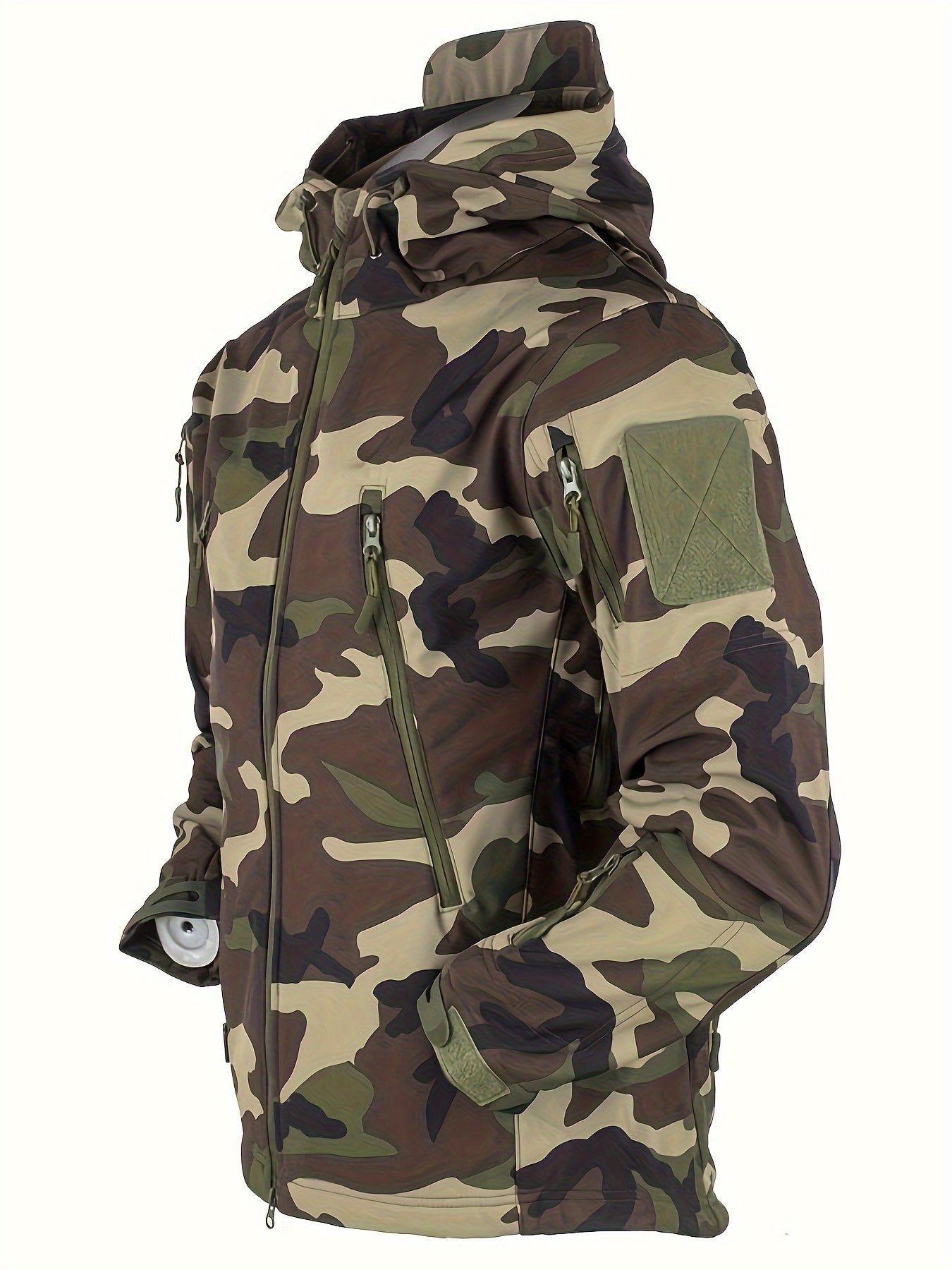 Nordfall - Soft shell Outdoor Jack Met Capuchon & Zakken