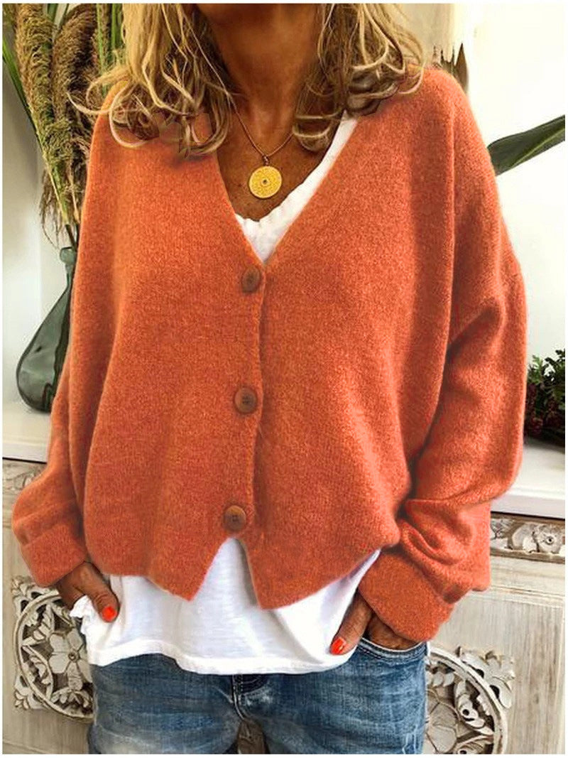 Casual Vest Met Knoopsluiting | V-hals