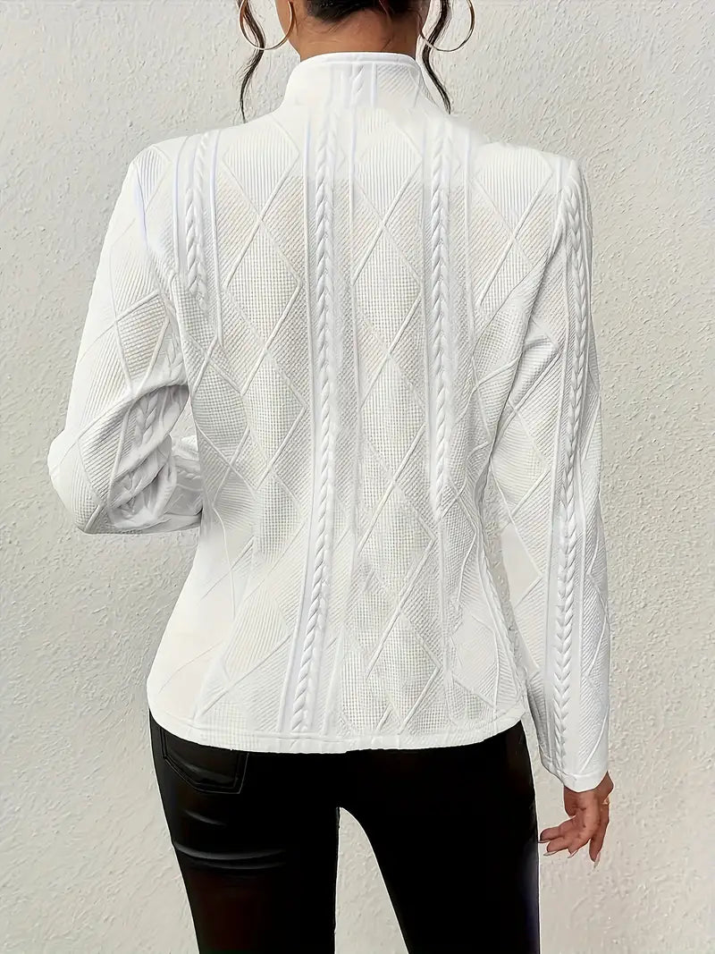 Dames Blazer Met Knopen