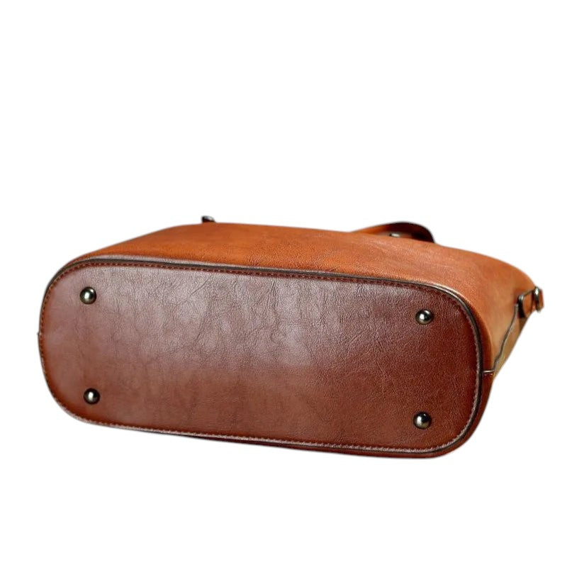 Jamie - Dames Vintage Leren Schoudertas