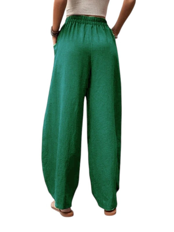 Wijde Dames Broek Met Stretch