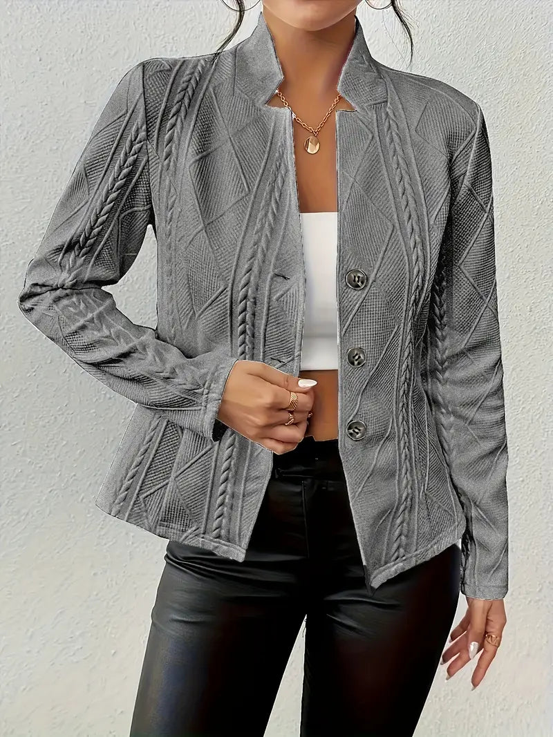 Dames Blazer Met Knopen