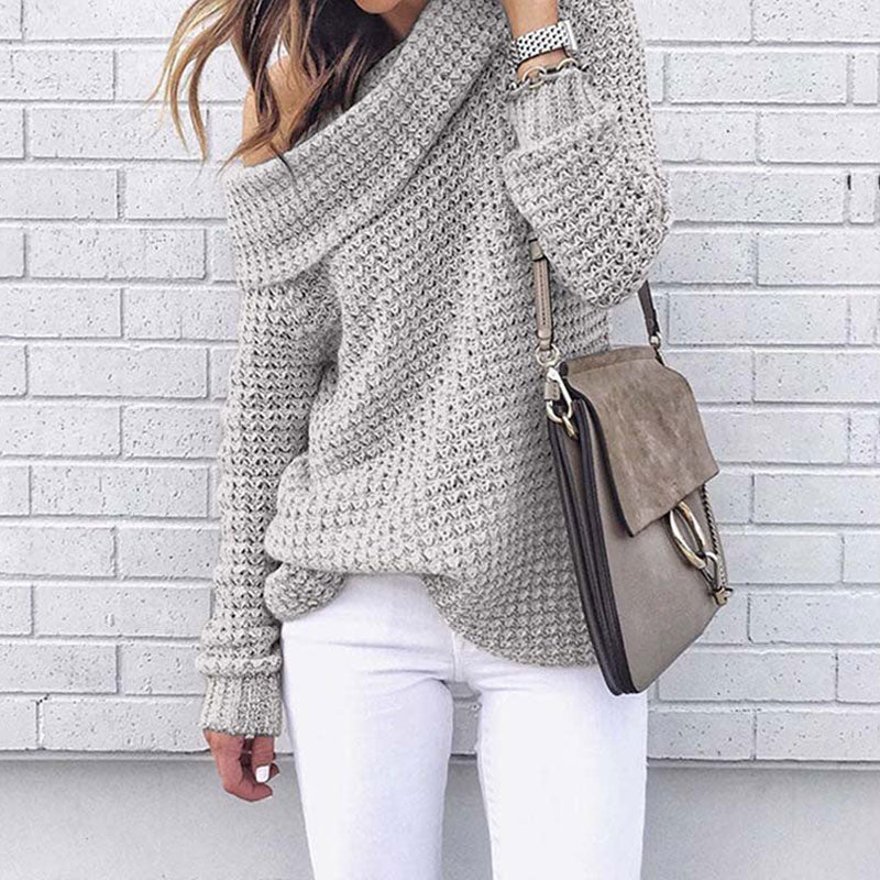 Stijlvolle Off-shoulder Trui - Angela Sweater