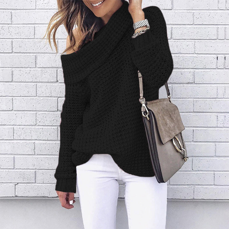 Stijlvolle Off-shoulder Trui - Angela Sweater
