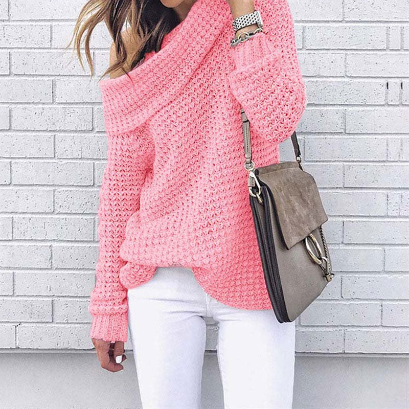 Stijlvolle Off-shoulder Trui - Angela Sweater