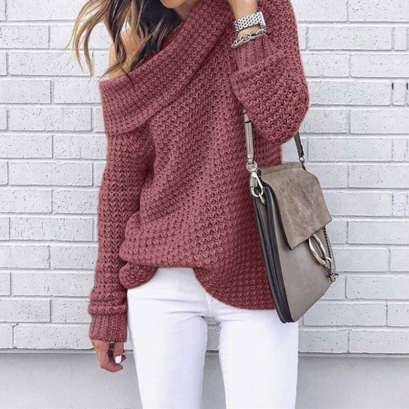 Stijlvolle Off-shoulder Trui - Angela Sweater