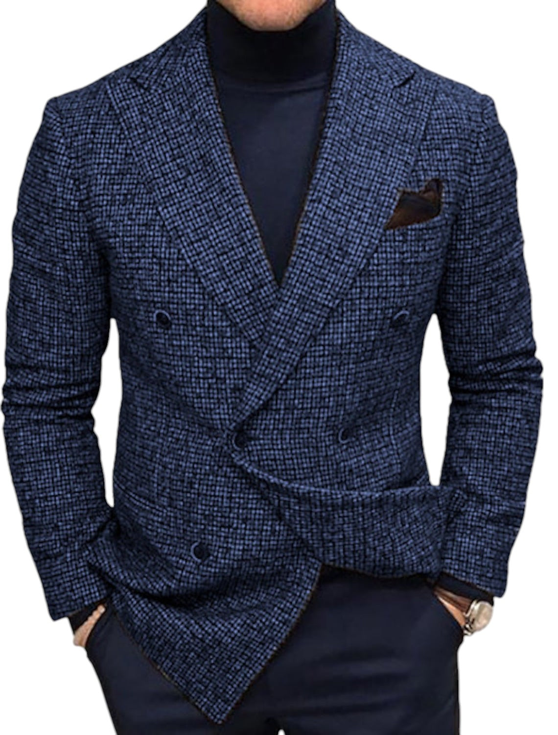 Stijlvolle Plaid Blazer Regular Fit Heren