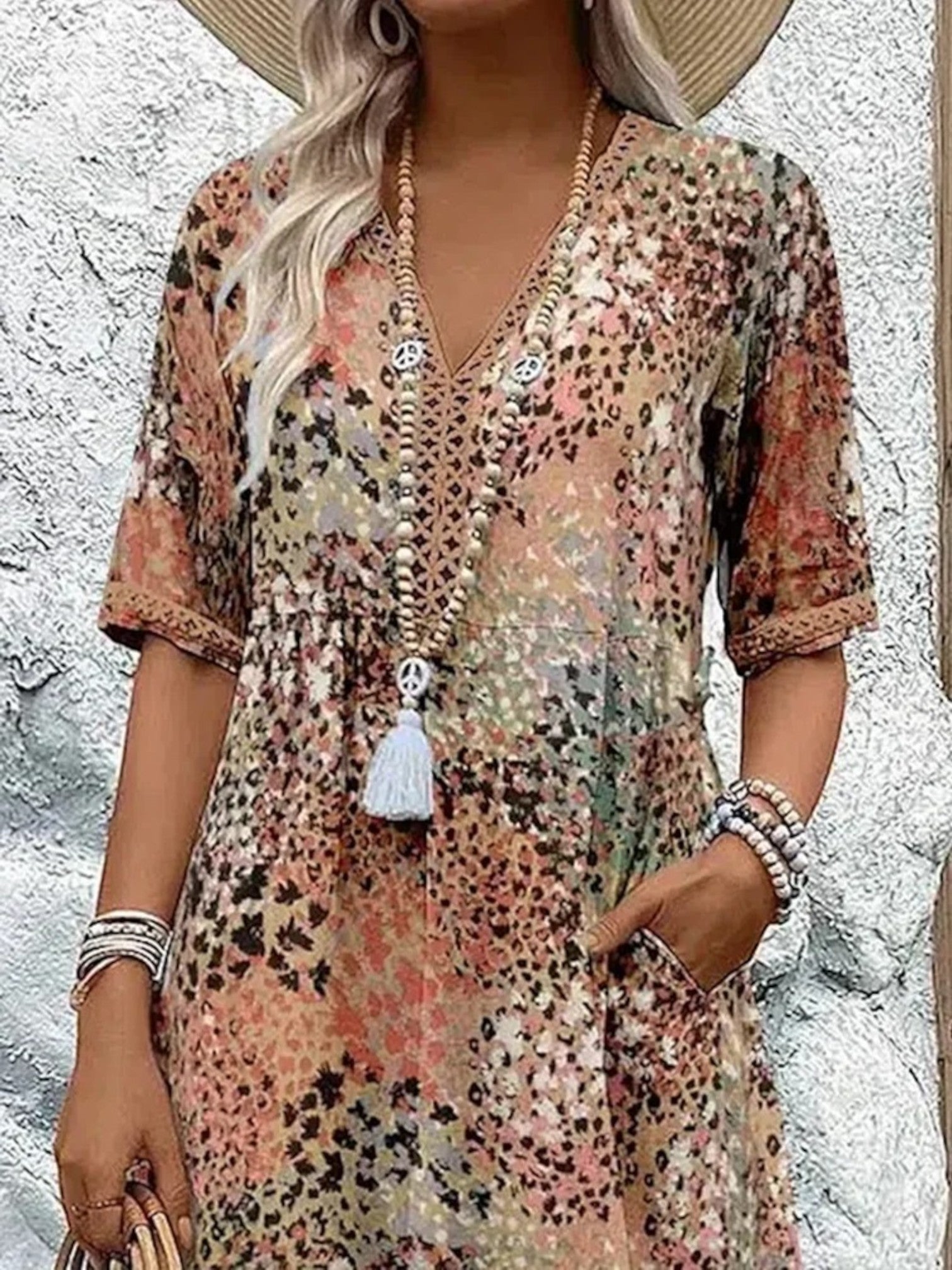 Amanda | Bohemian Zomerjurk | Midi