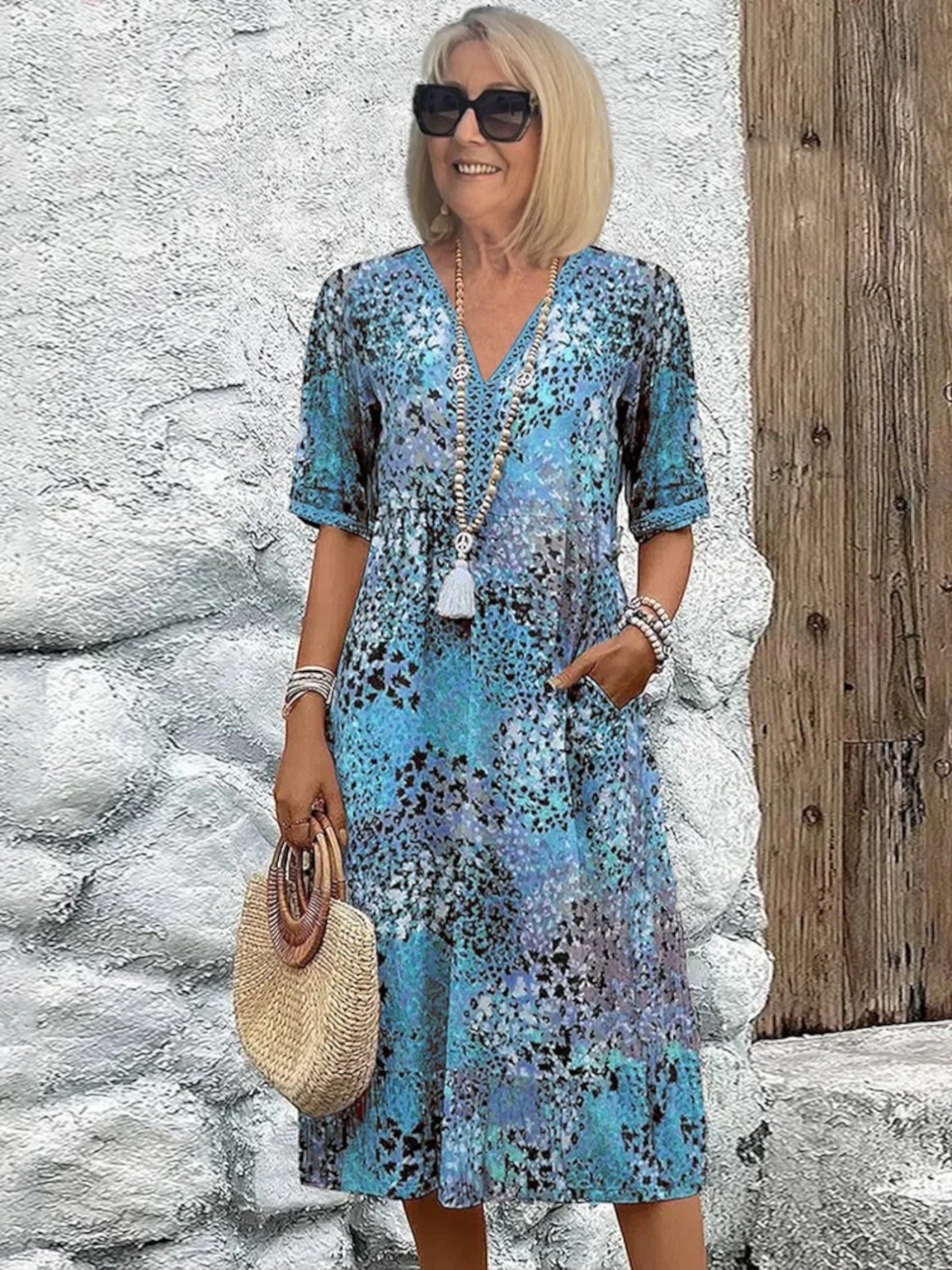 Amanda | Bohemian Zomerjurk | Midi