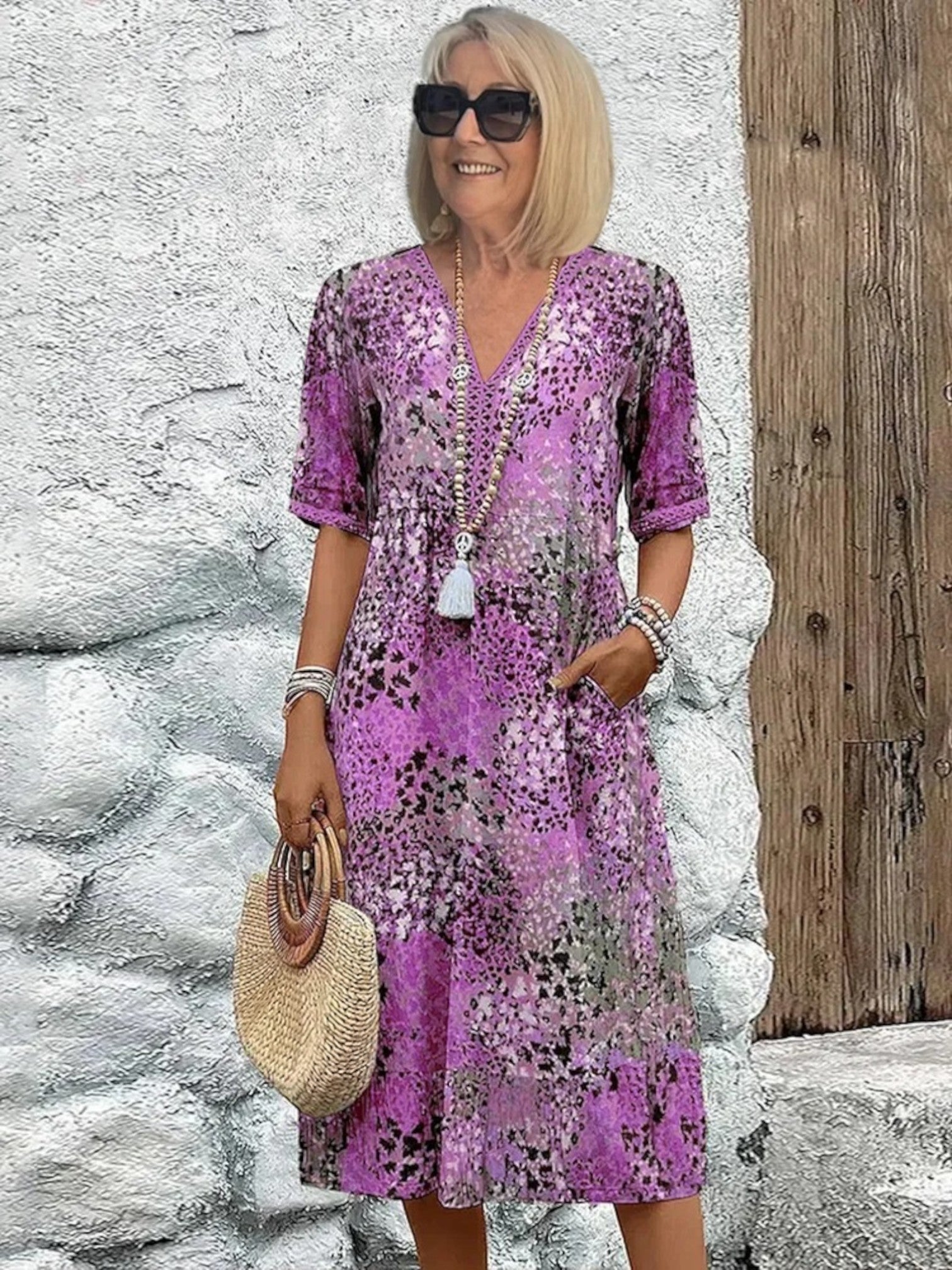 Amanda | Bohemian Zomerjurk | Midi