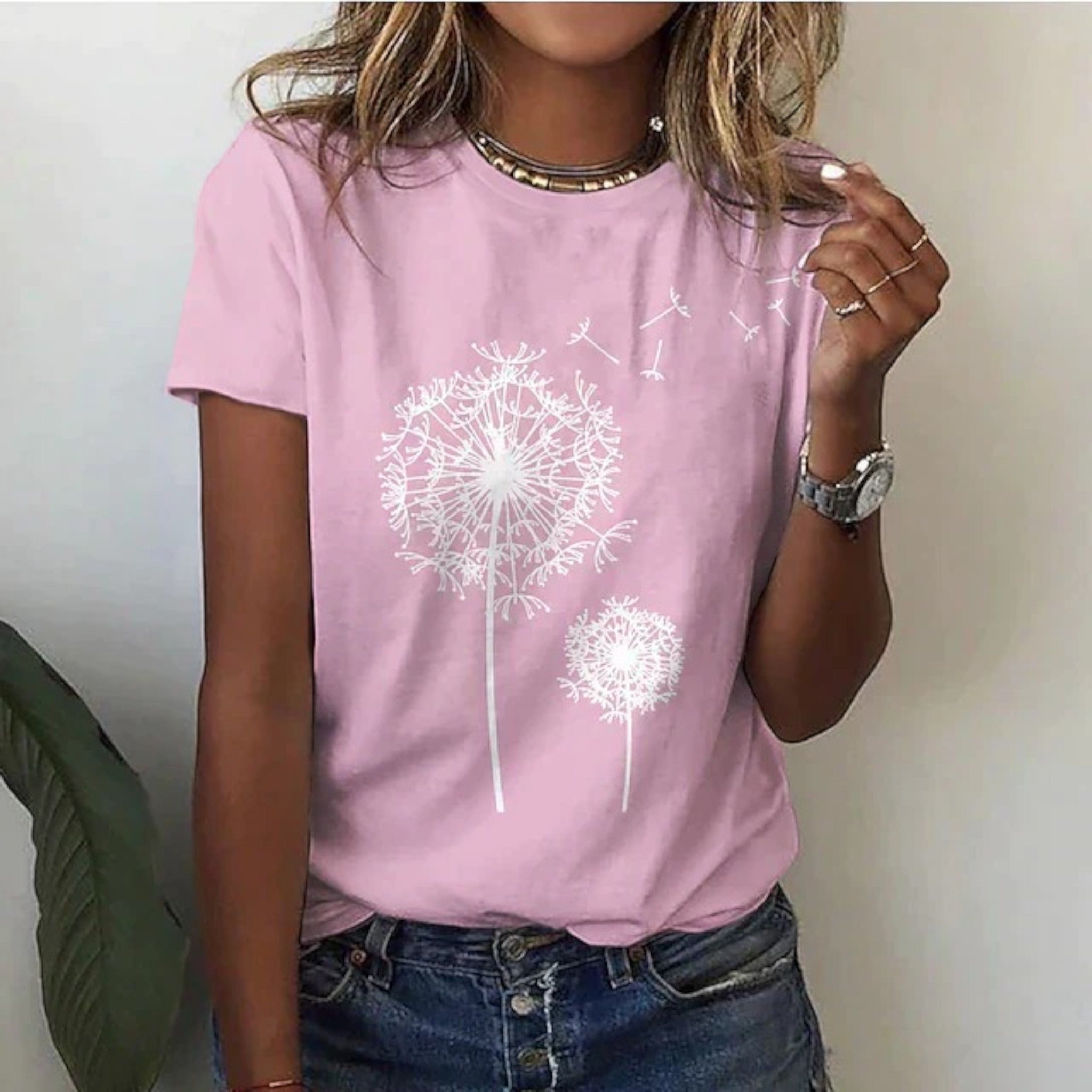 Aurora | T-shirt Met Ronde Hals | Korte Mouwen