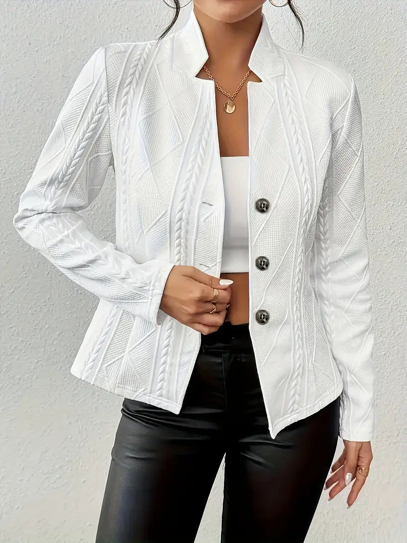 Dames Blazer Met Knopen