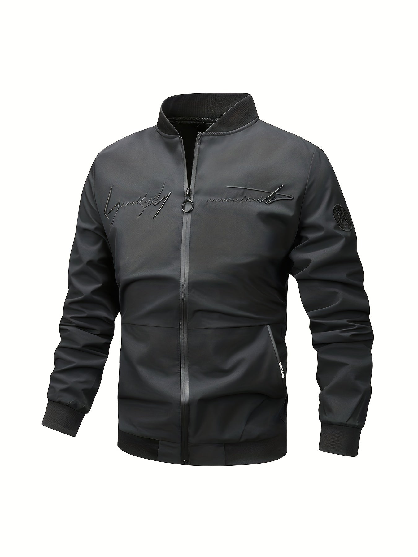 Slim Fit Bomberjas Voor Heren
